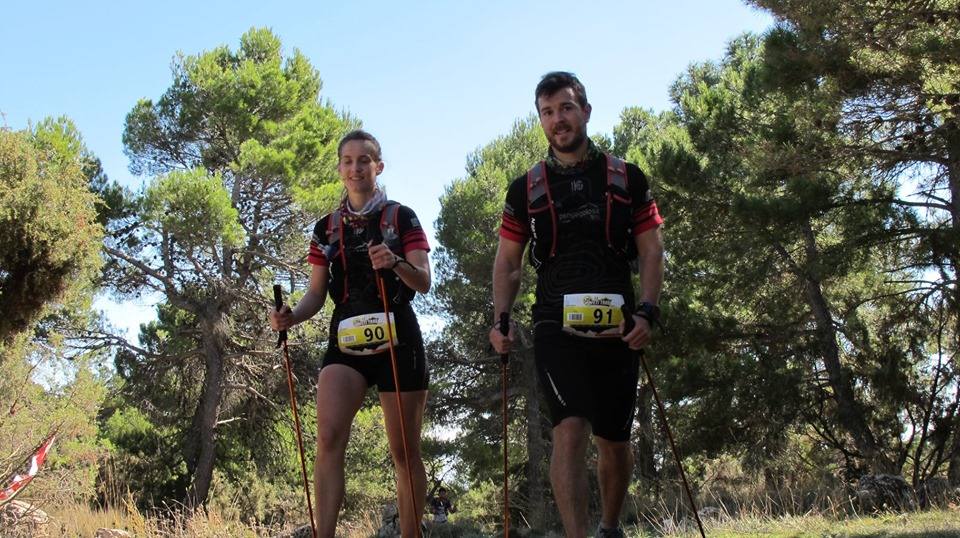 Dos corredores durante la Yeti Trail.