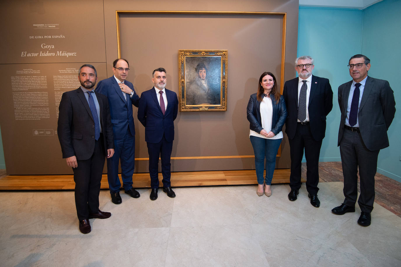 El Museo de Bellas Artes acoge la exposición del retrato propiedad del Prado que Goya realizó en 1807 al actor cartagenero.