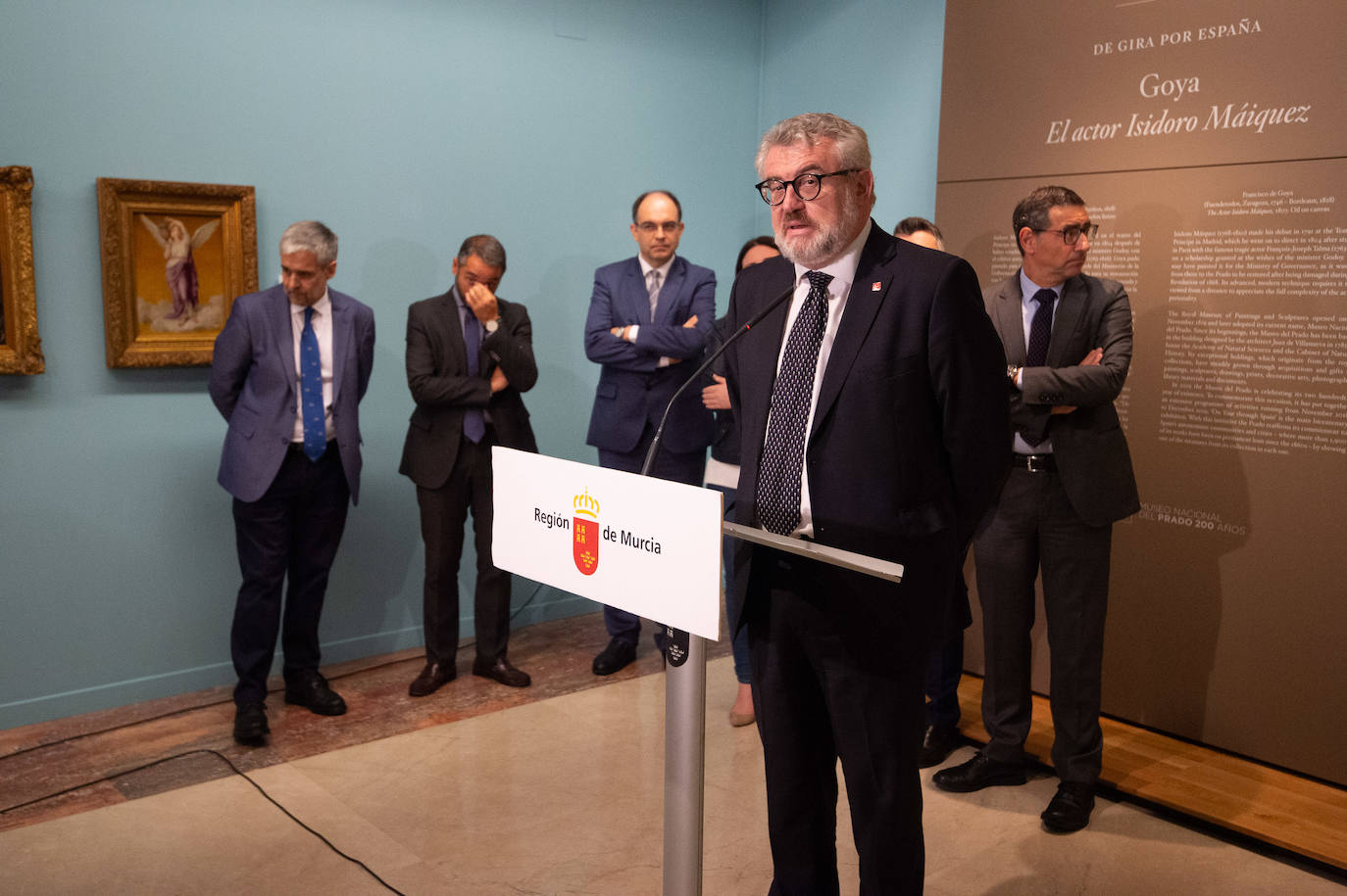 El Museo de Bellas Artes acoge la exposición del retrato propiedad del Prado que Goya realizó en 1807 al actor cartagenero.