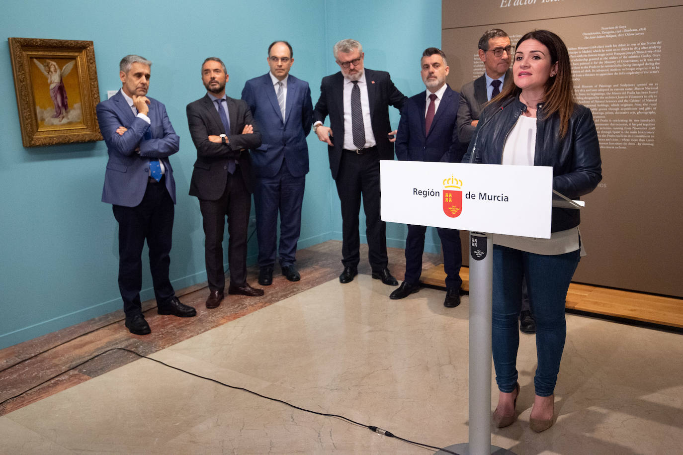 El Museo de Bellas Artes acoge la exposición del retrato propiedad del Prado que Goya realizó en 1807 al actor cartagenero.