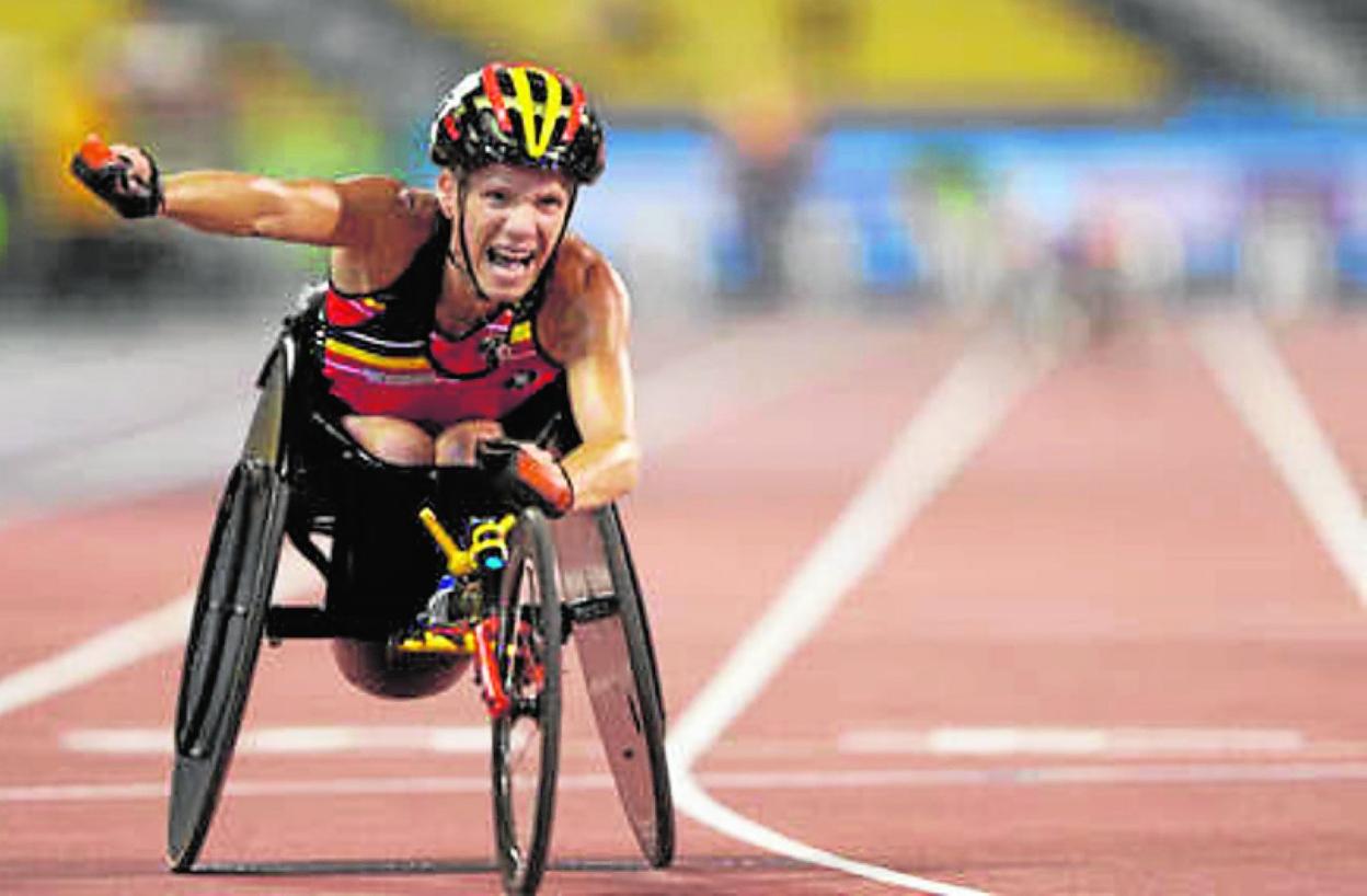 Marieke Vervoort, en los Juegos de Río 2016. 