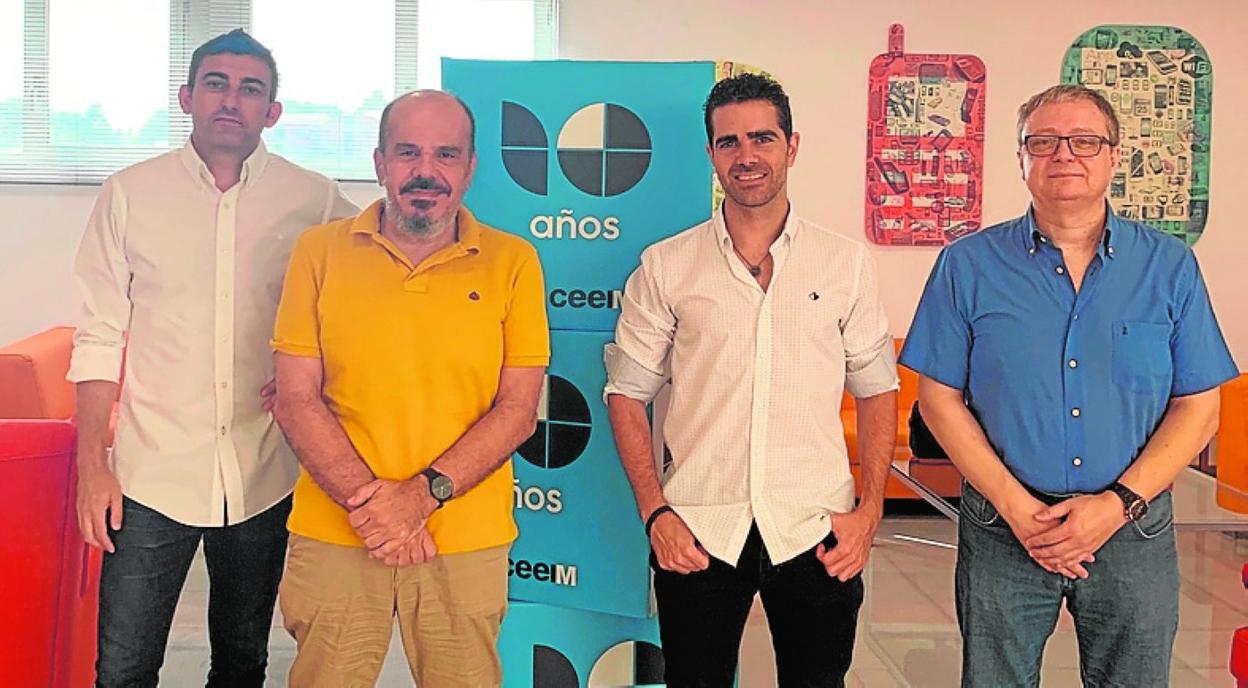 José Hidalgo, José García Caballero, Lorenzo Moreno y Javier Pelluz. 