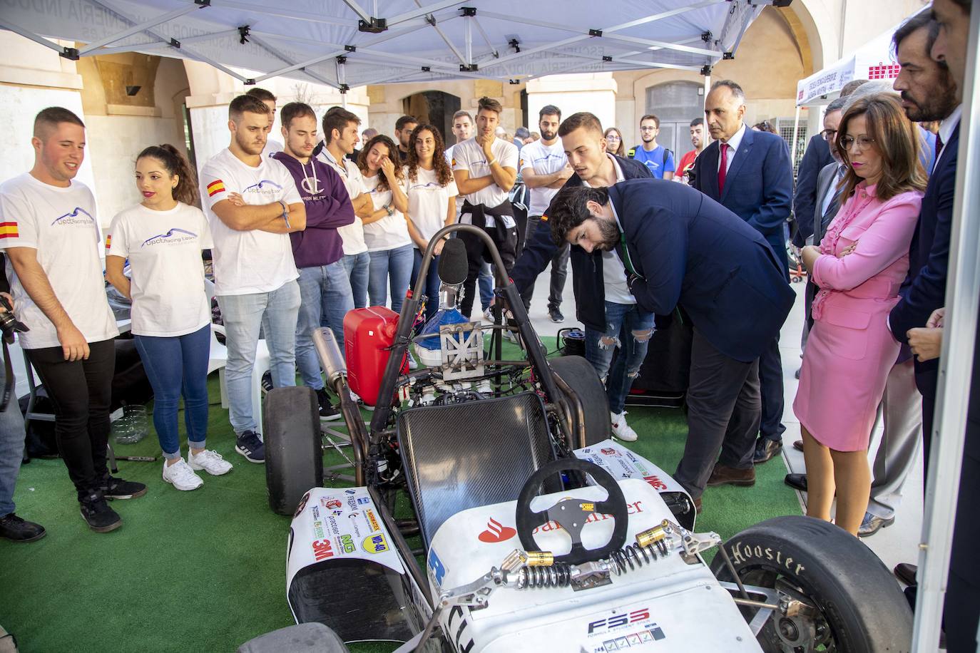 Acto del vigésimo aniversario de la Universidad Politécnica de Cartagena.