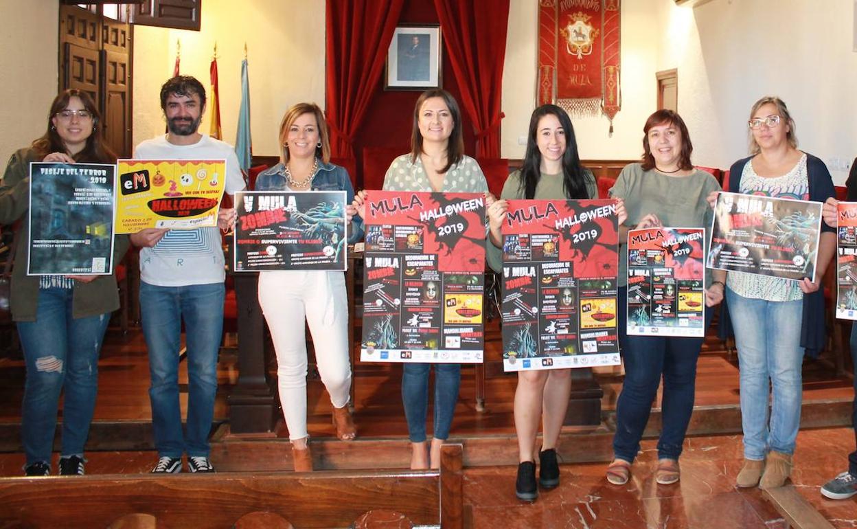 Presentación de las actividad que se celebrarán en Mula con motivo de Halloween.