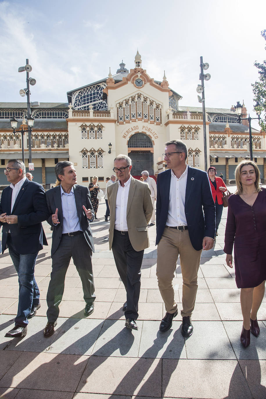 José Guirao pide en La Unión que se agilice el expediente para poder iniciar la restauración del patrimonio minero