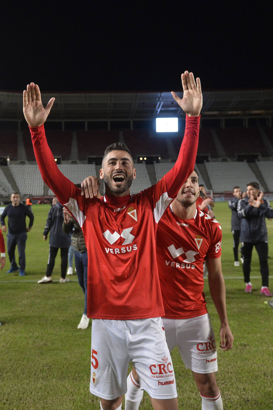 El técnico grana consigue meter al Real Murcia en la Copa del Rey tras superar tres rondas y logra uno de los objetivos marcados por la directiva esta temporada