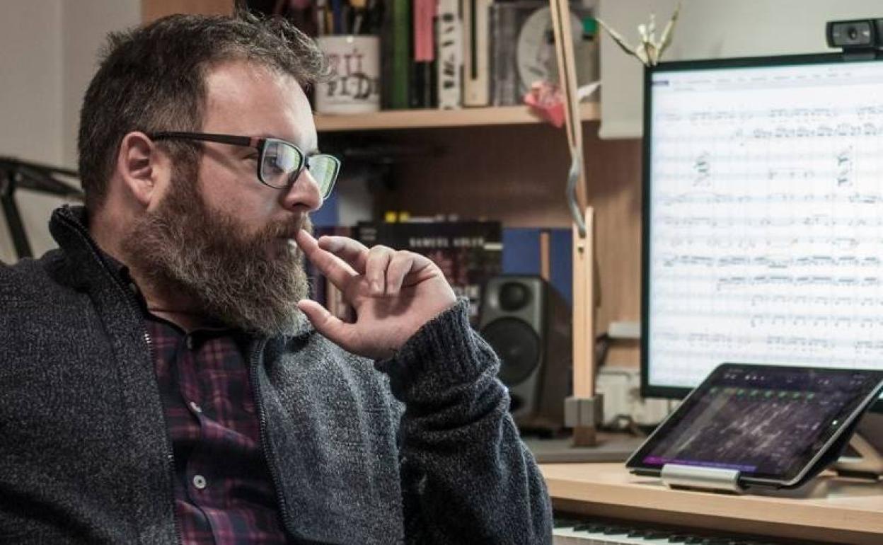 El compositor murciano Juan García Escudero.