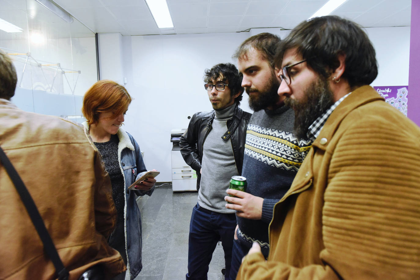 Fotos: Comparecencia en la sede de Podemos Región de Murcia tras las elecciones