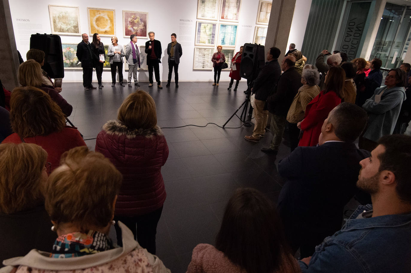 El Museo y Centro de Arte de Blanca (Mucab) celebró el inicio de los actos conmemorativos del noveno aniversario de la Fundación Pedro Cano con la inauguración de la exposición 'IX Mediterráneos'.