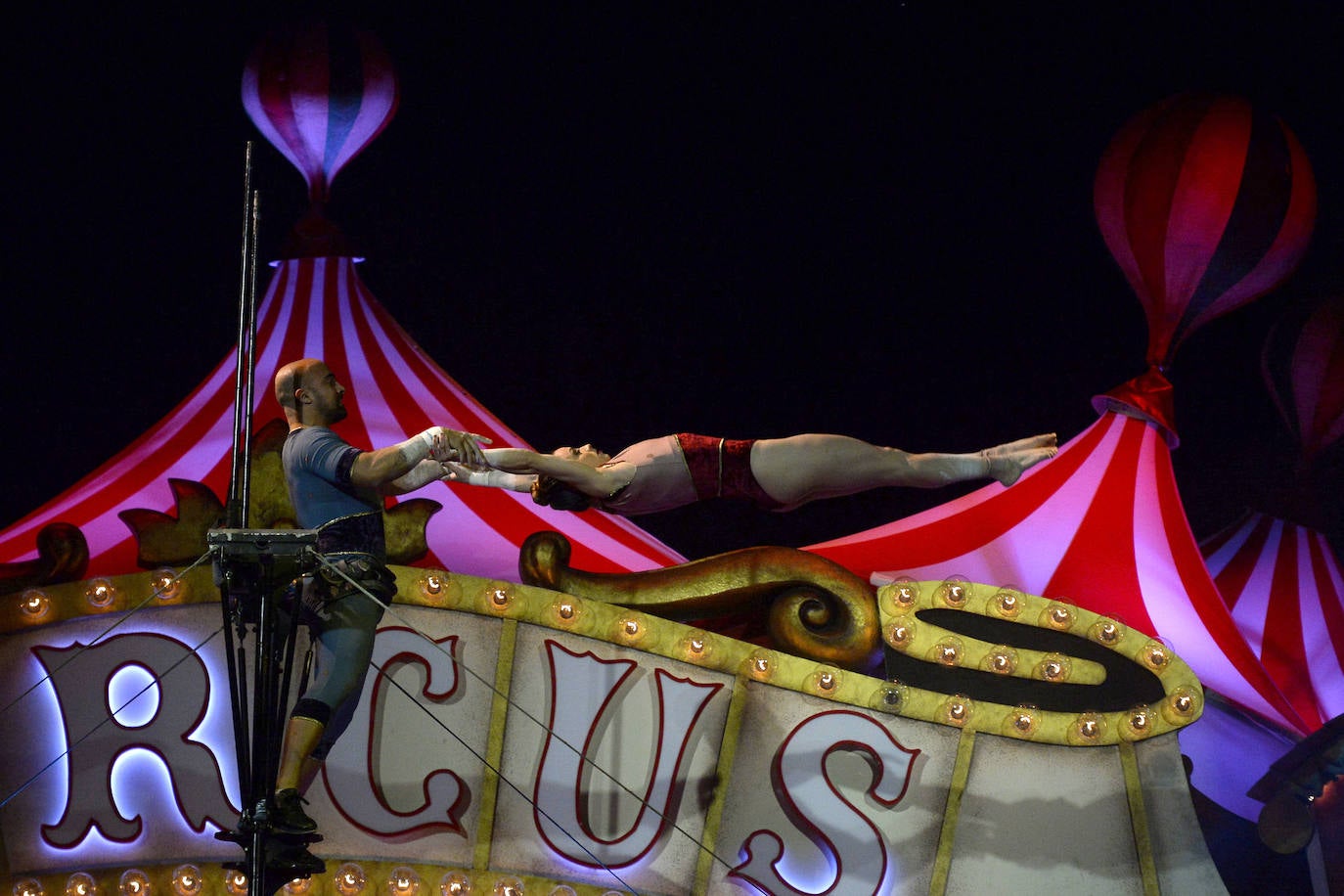 El Teatro Romea acoge este jueves la primera función del espectáculo de Emilio Aragón, con el que rinde homenaje al circo en su 250 aniversario, que se quedará en Murcia hasta el domingo