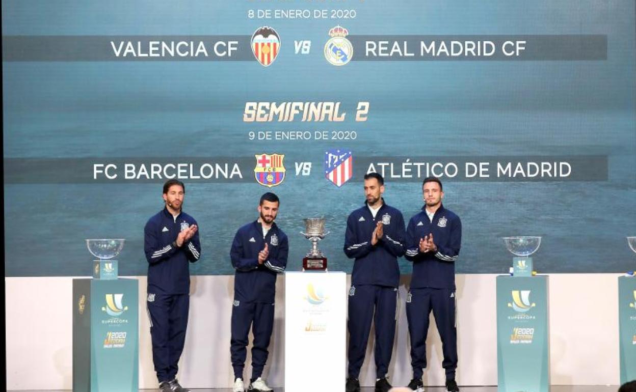 Sorteo de la Supercopa de España.