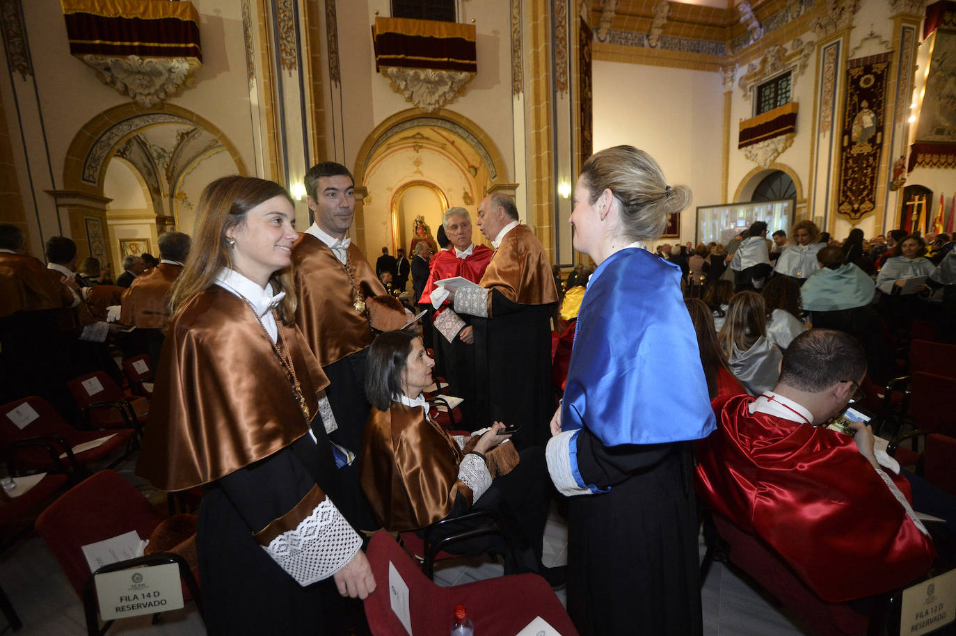 Acto de apertura del curso académico de la UCAM, este viernes, en el campus de Los Jerónimos.