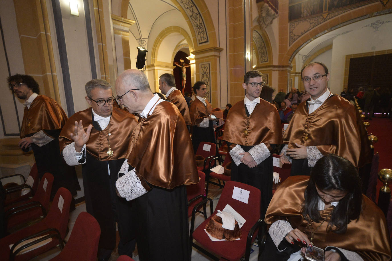 Acto de apertura del curso académico de la UCAM, este viernes, en el campus de Los Jerónimos.