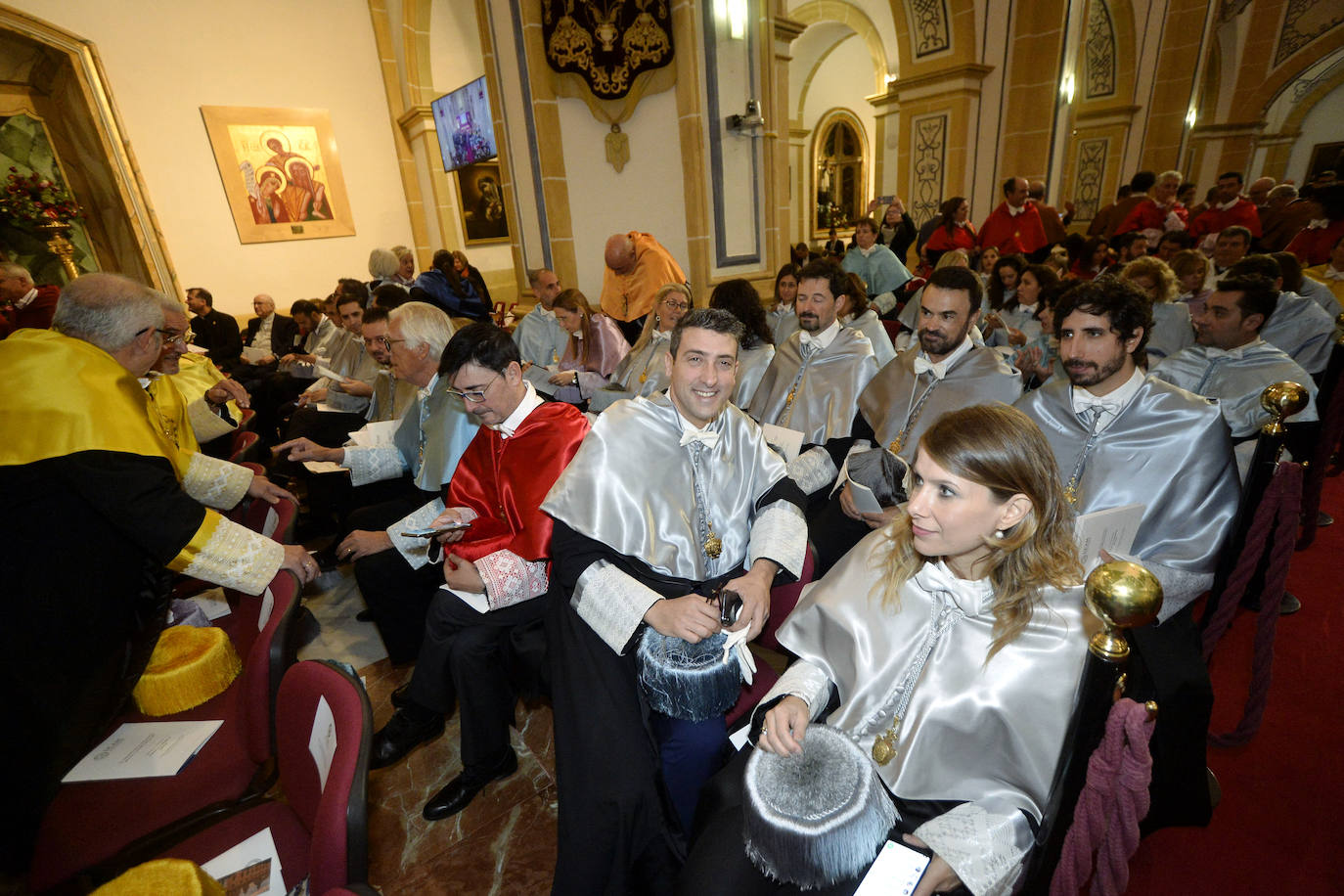 Acto de apertura del curso académico de la UCAM, este viernes, en el campus de Los Jerónimos.