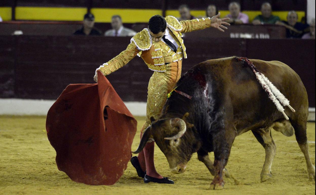 Paco Ureña, durante su faena en la pasada Feria de Septiembre de Murcia.