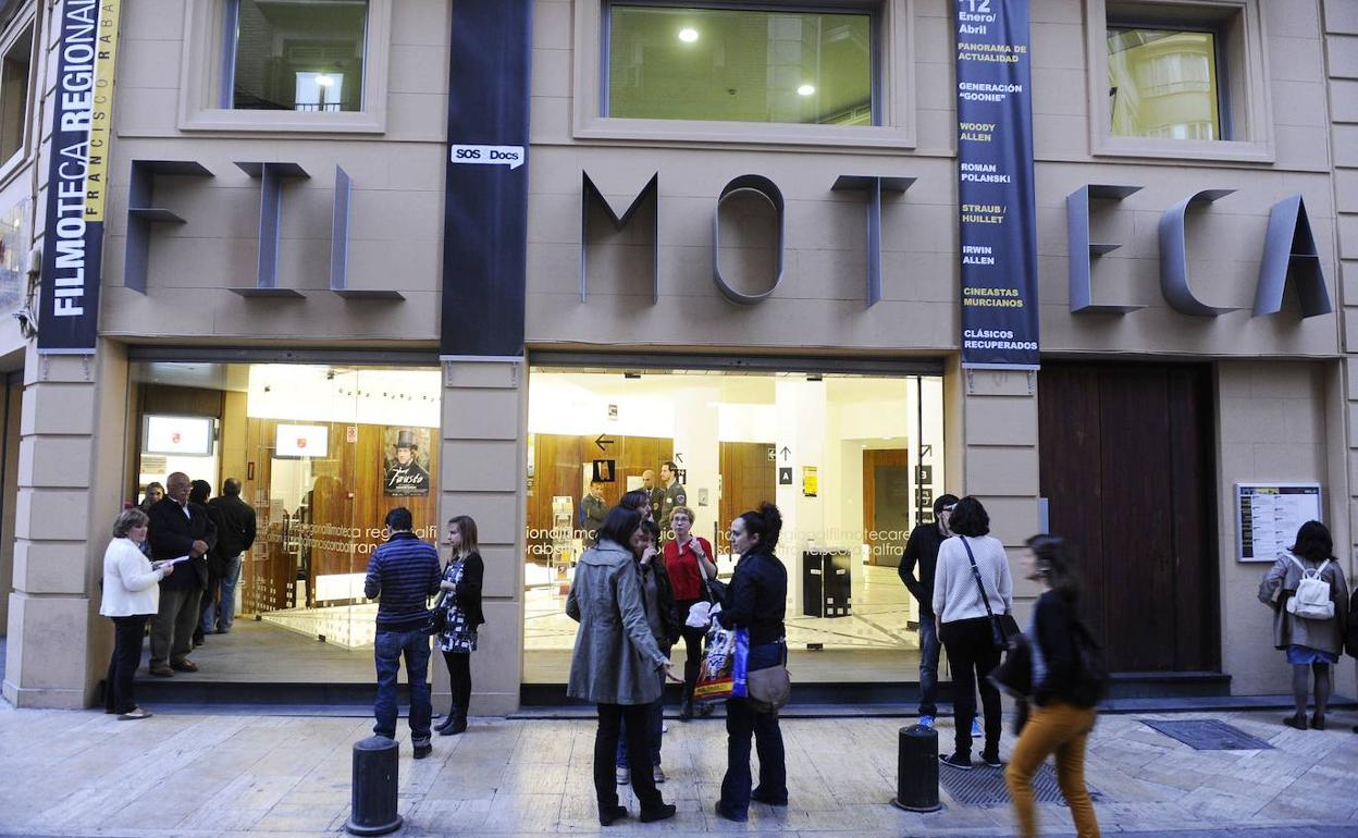 La fachada de la Filmoteca Regional, en una foto de archivo.