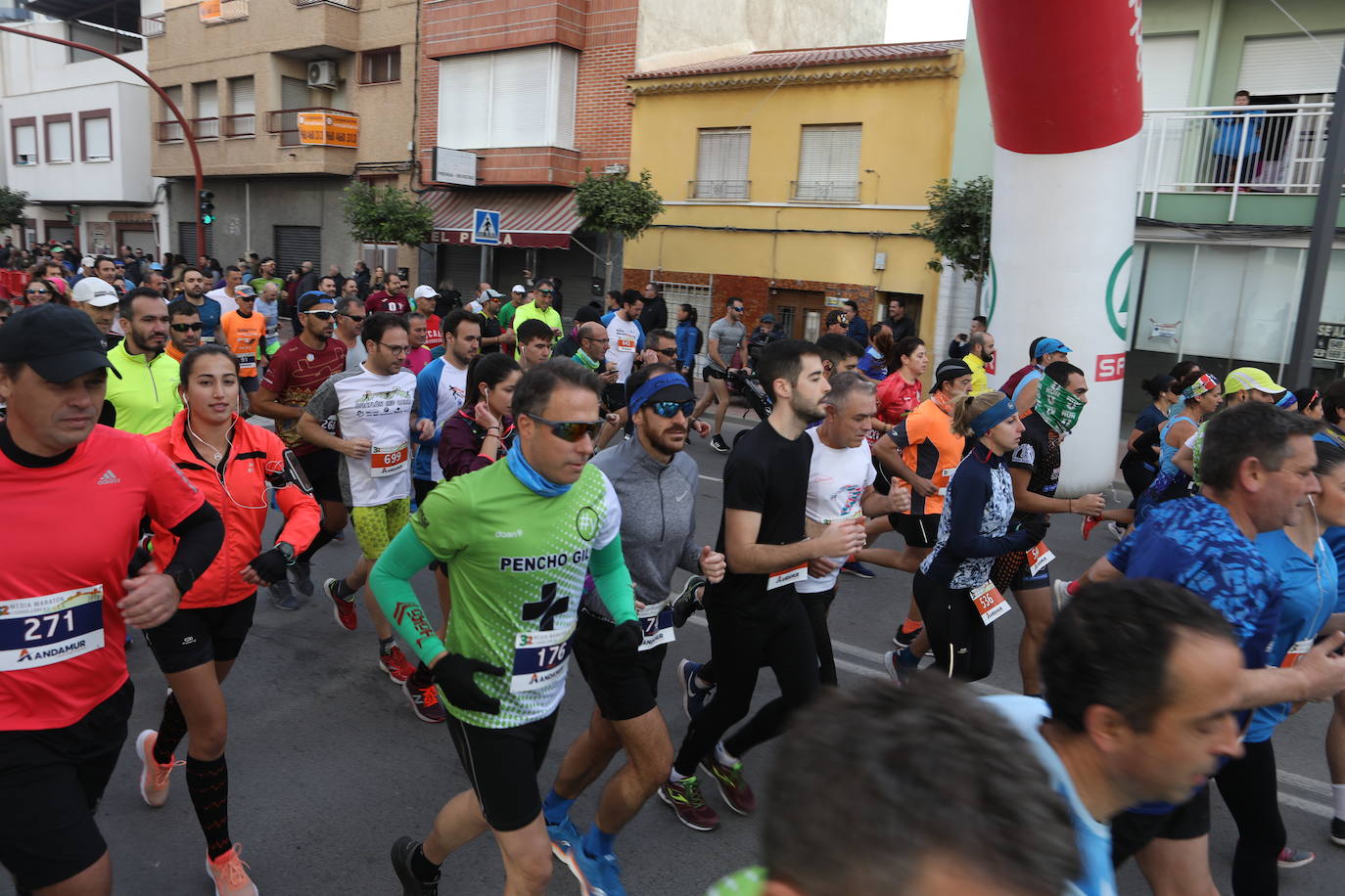 El atleta marroquí, del Unión Guadalajara, se lleva la 'media' de la Ciudad del Sol; Wafiya Benali, del CA Nogalte, triunfó en la prueba femenina