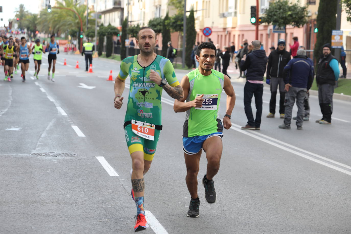 El atleta marroquí, del Unión Guadalajara, se lleva la 'media' de la Ciudad del Sol; Wafiya Benali, del CA Nogalte, triunfó en la prueba femenina