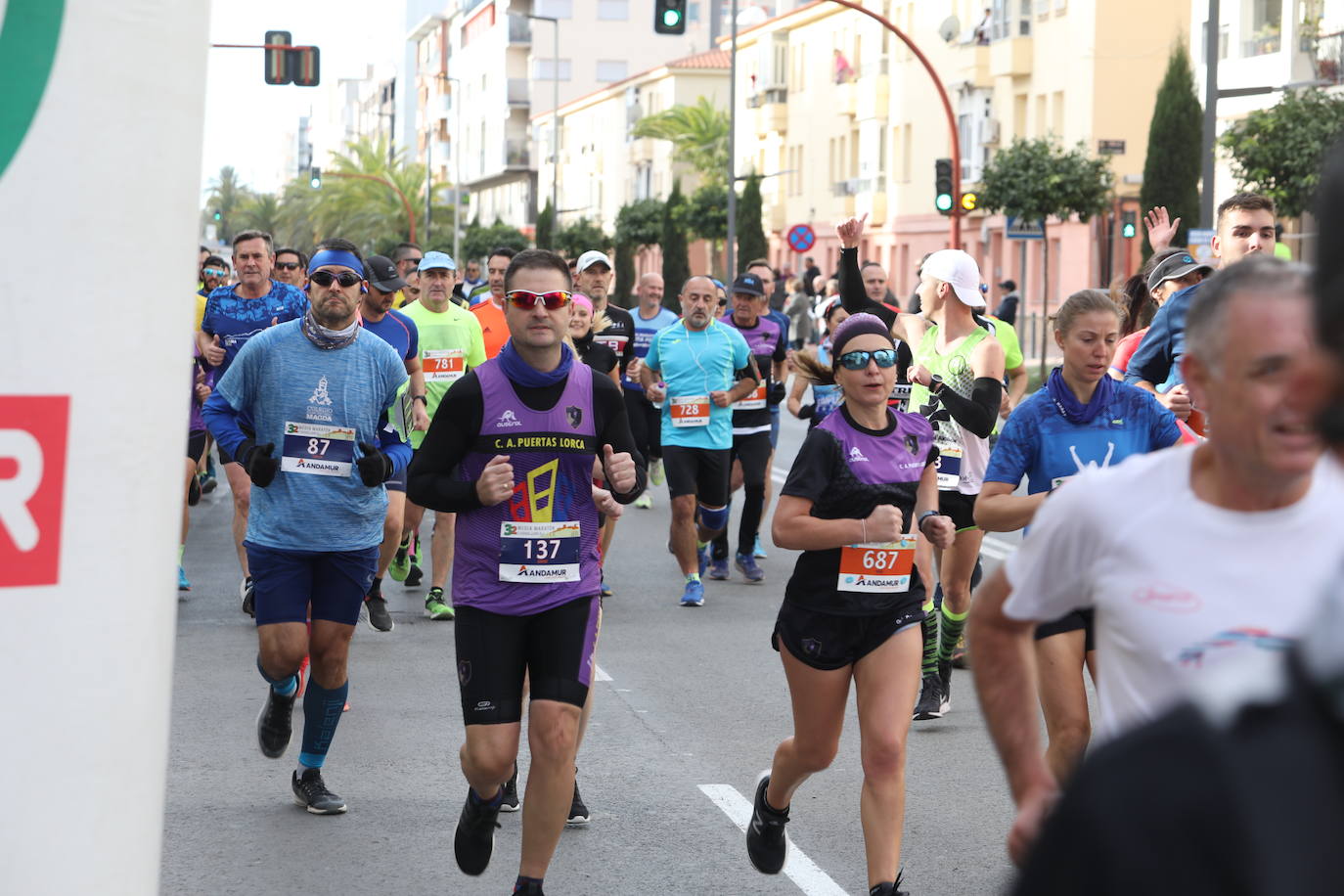 El atleta marroquí, del Unión Guadalajara, se lleva la 'media' de la Ciudad del Sol; Wafiya Benali, del CA Nogalte, triunfó en la prueba femenina