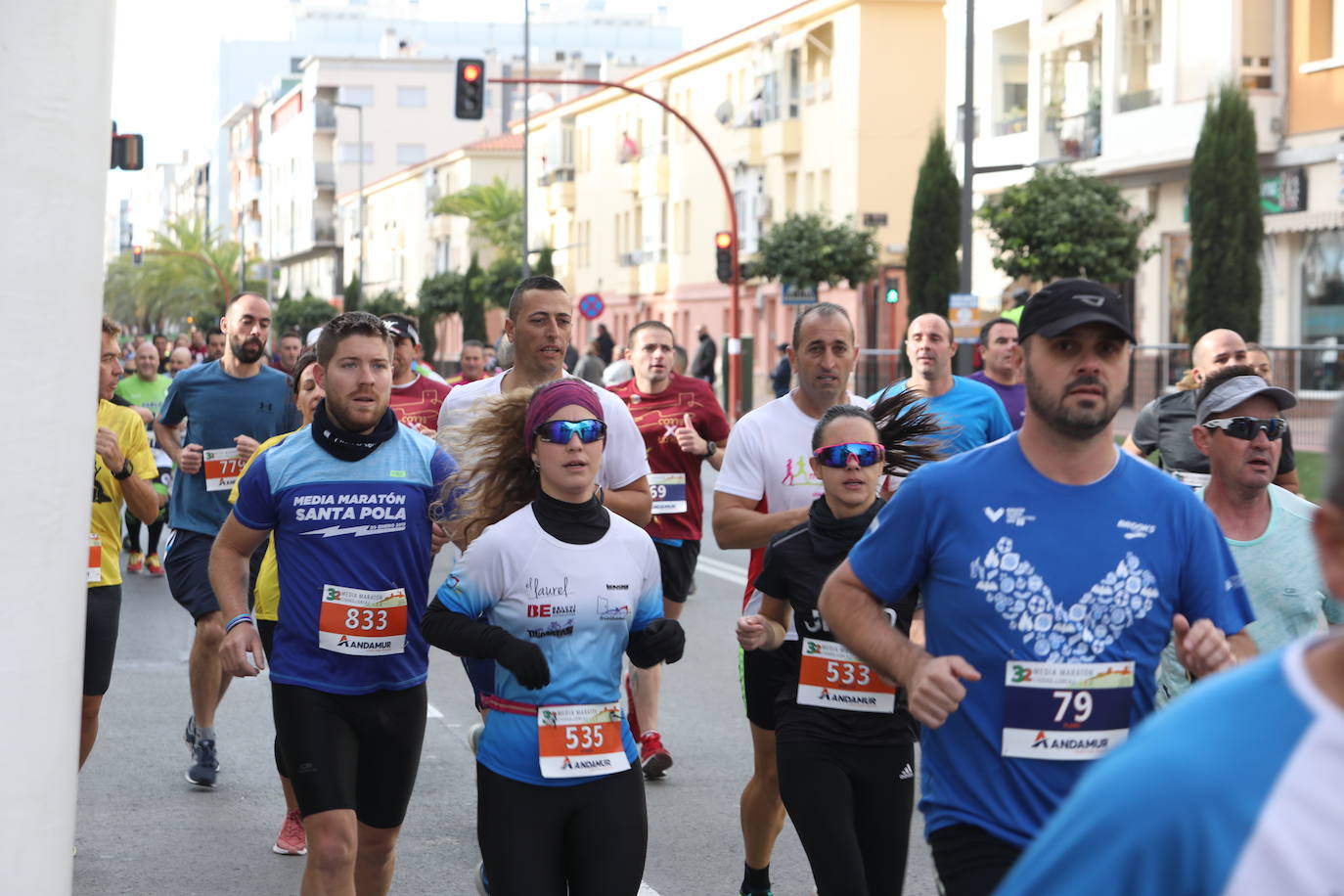 El atleta marroquí, del Unión Guadalajara, se lleva la 'media' de la Ciudad del Sol; Wafiya Benali, del CA Nogalte, triunfó en la prueba femenina