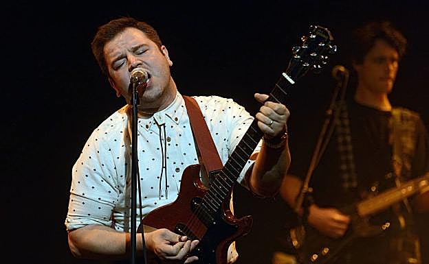 Eli 'Paperboy' Reed, en la noche de este miércoles, durante su concierto en Murcia.