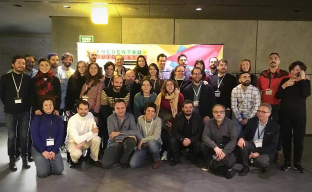 Participantes en el sexto Encuentro de Guionistas a nivel nacional celebrado este año en Bilbao.