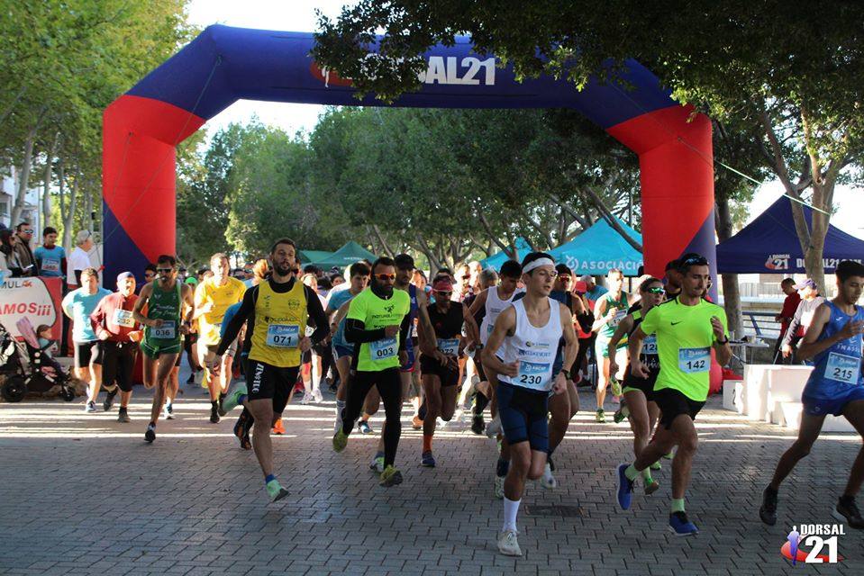 El atleta de la UCAM completa los 6 kilómetros en 19:09 minutos, por los 23:04 de la corredora del Bitec Tri Impulso