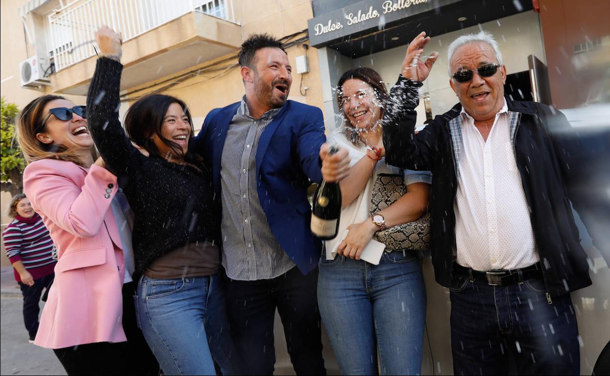 Ganadores del Gordo en Las Torres de Cotillas.