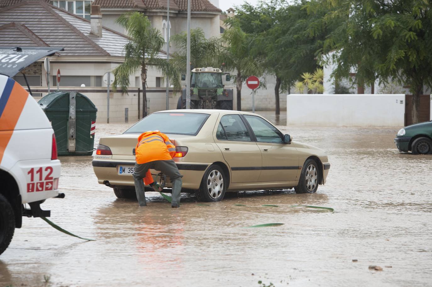 Fotos: Los arrastres del campo de Cartagena anegan Los Alcázares