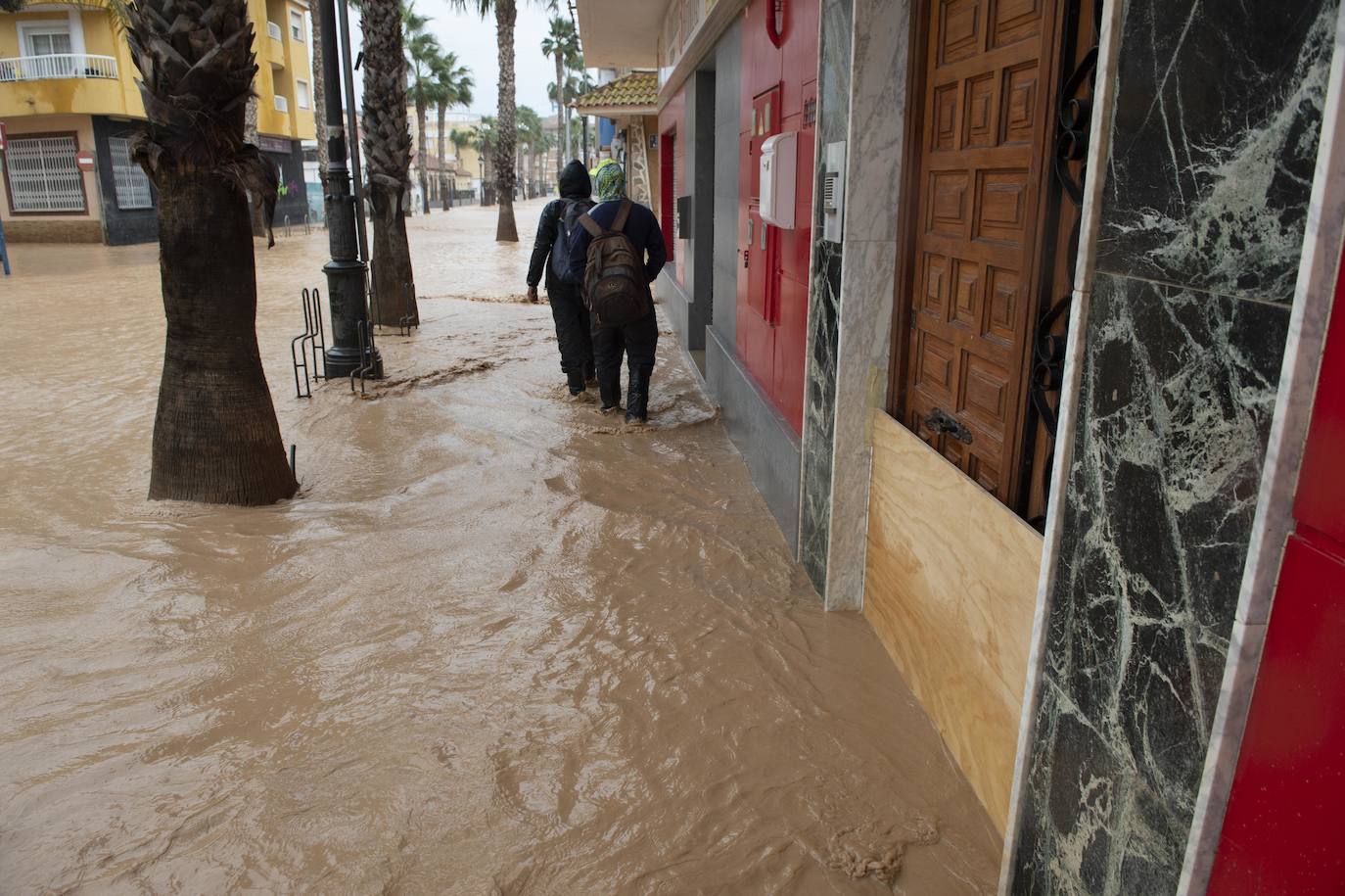 Fotos: Los arrastres del campo de Cartagena anegan Los Alcázares
