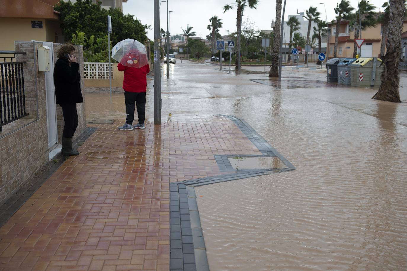 Fotos: Los arrastres del campo de Cartagena anegan Los Alcázares