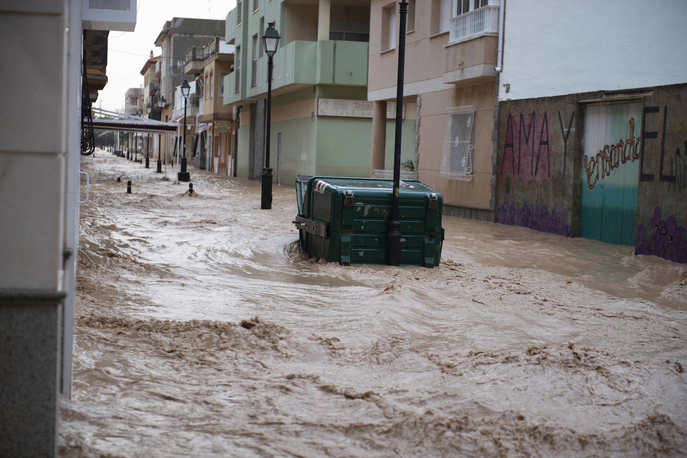 Fotos: Los arrastres del campo de Cartagena anegan Los Alcázares