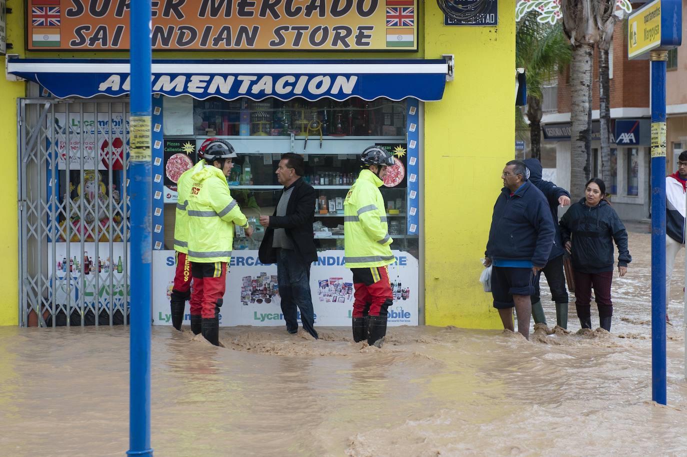 Fotos: Los arrastres del campo de Cartagena anegan Los Alcázares