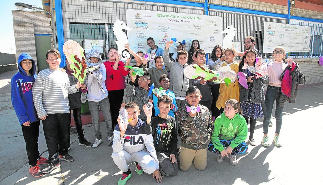 Los protagonistas de El Mar Menor de los Niños. 
