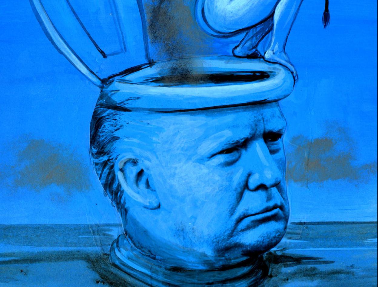 Obra 'Retrato retrete', de Pepe Yagües. 