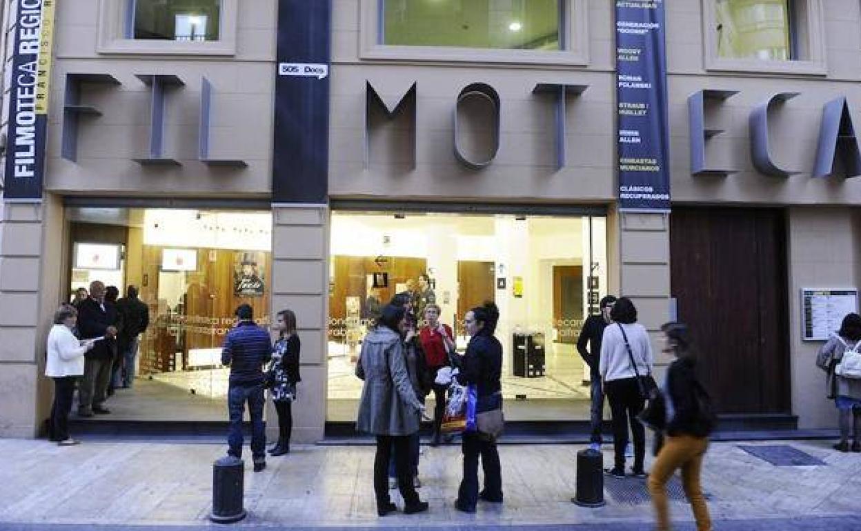 Fachada de la Filmoteca regional, en una imagen de archivo.