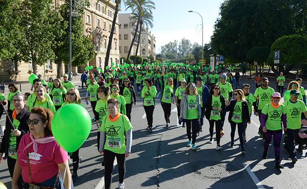 La 'marea verde' inundó las calles de la ciudad.