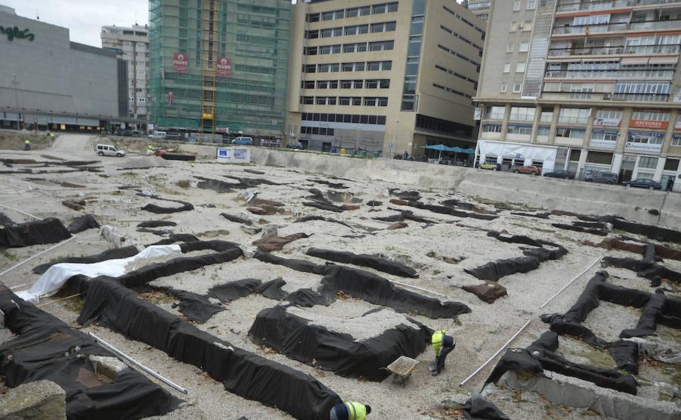 Estado actual del yacimiento de San Esteban.