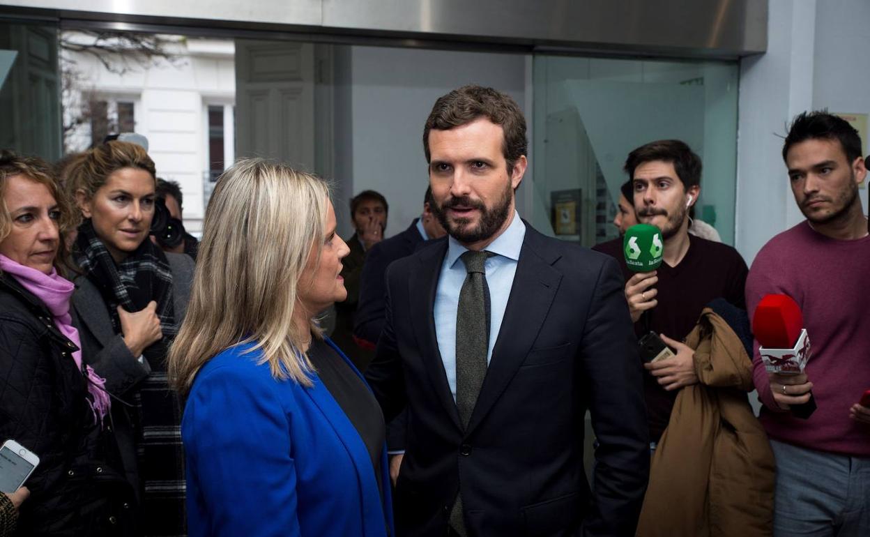 Casado junto a Mari Mar Blanco en los premios de la Fundación Víctimas del Terrorismo. 