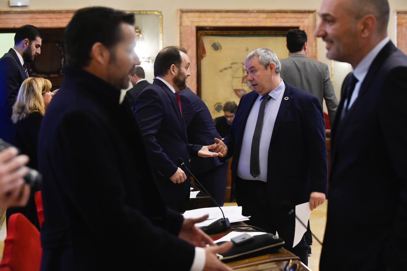 Pleno del Ayuntamiento de Murcia, este jueves.