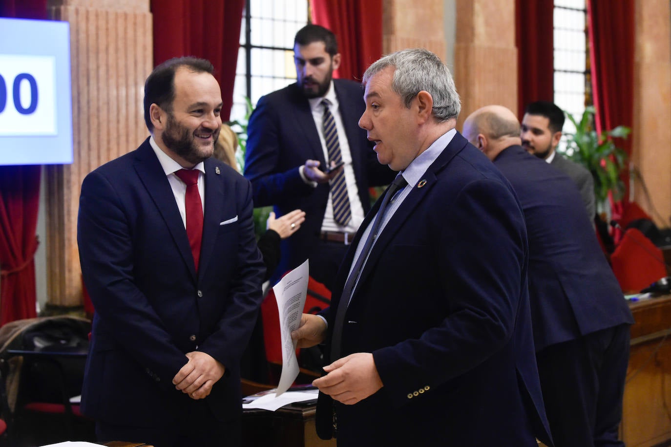 Pleno del Ayuntamiento de Murcia, este jueves.
