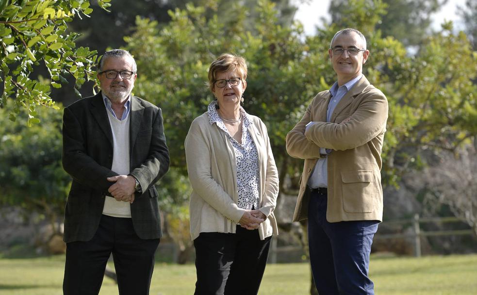 José María López, Arielle Beyaert y César Nebot. 