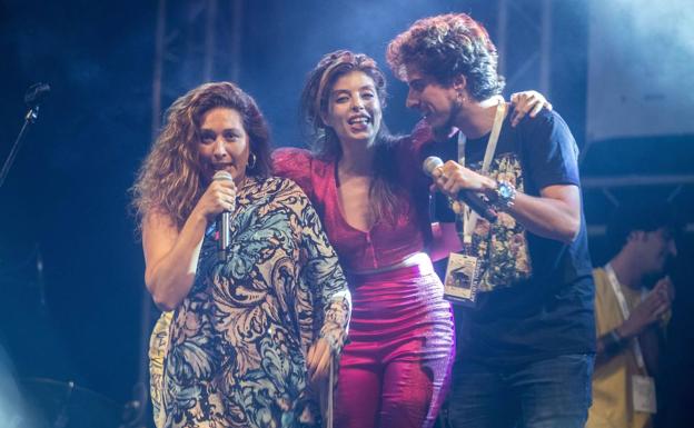 Estrella, Soleá y Kiki Morente, en La Mar de Músicas.