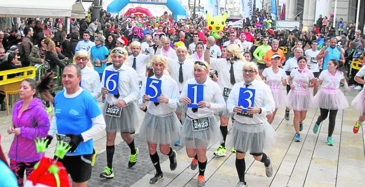Una imagen de la salida de la carrera del año pasado. 
