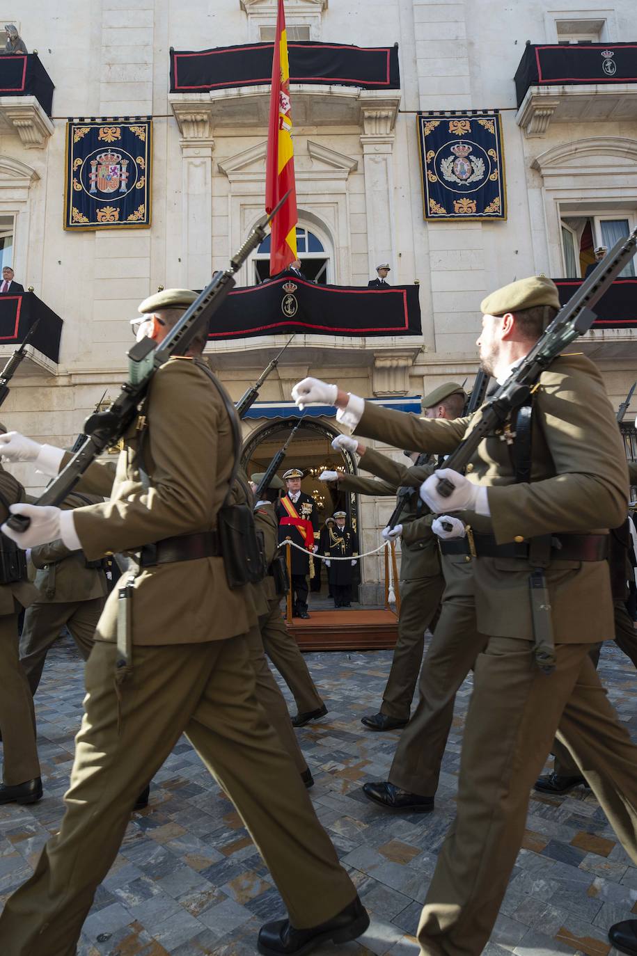 El almirante de Acción Marítima destaca la «ayuda» durante la DANA y las misiones para «garantizar la seguridad» de España. 