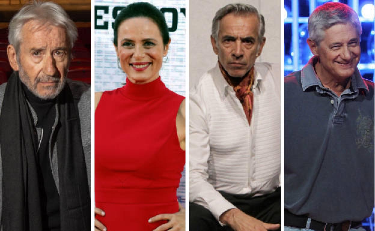 José Sacristán, Aitana Sánchez Gijón, Imanol Arias y Josema Yuste.