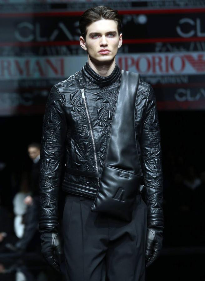 Las propuestas del diseñador Giorgio Armani desfilaron por la Milán Fashion Week.