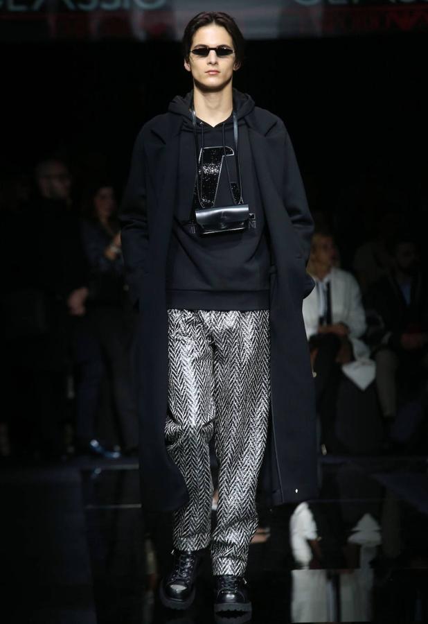 Las propuestas del diseñador Giorgio Armani desfilaron por la Milán Fashion Week.