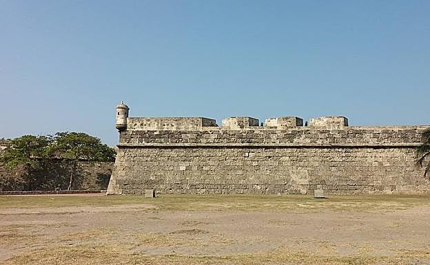 Baluarte de las murallas de la ciudad colombiana. 