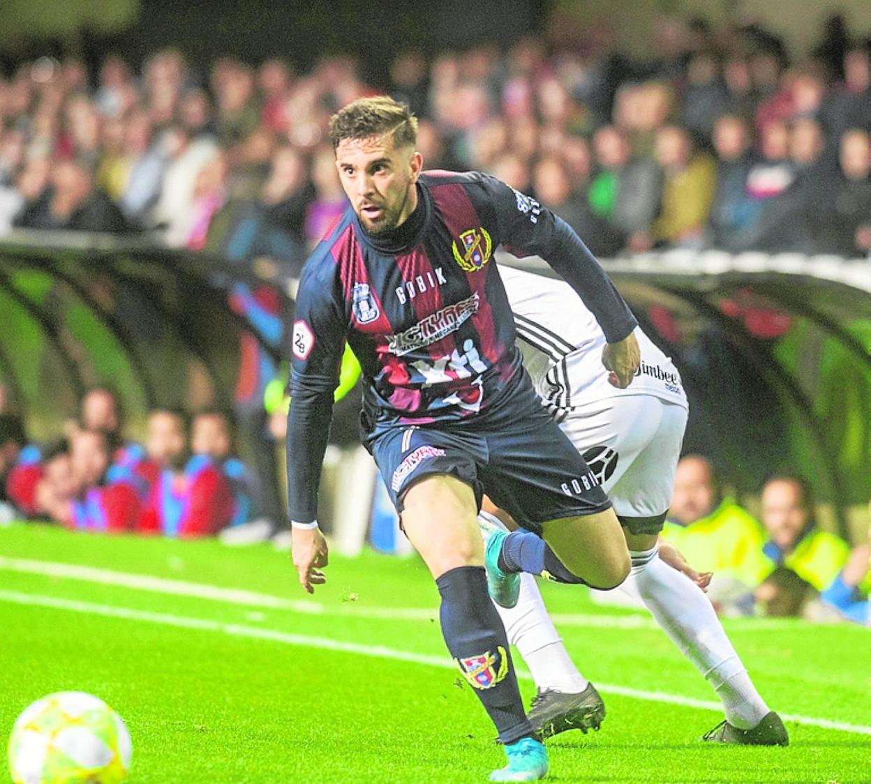 Víctor Fenoll, en el derbi del Cartagonova. 